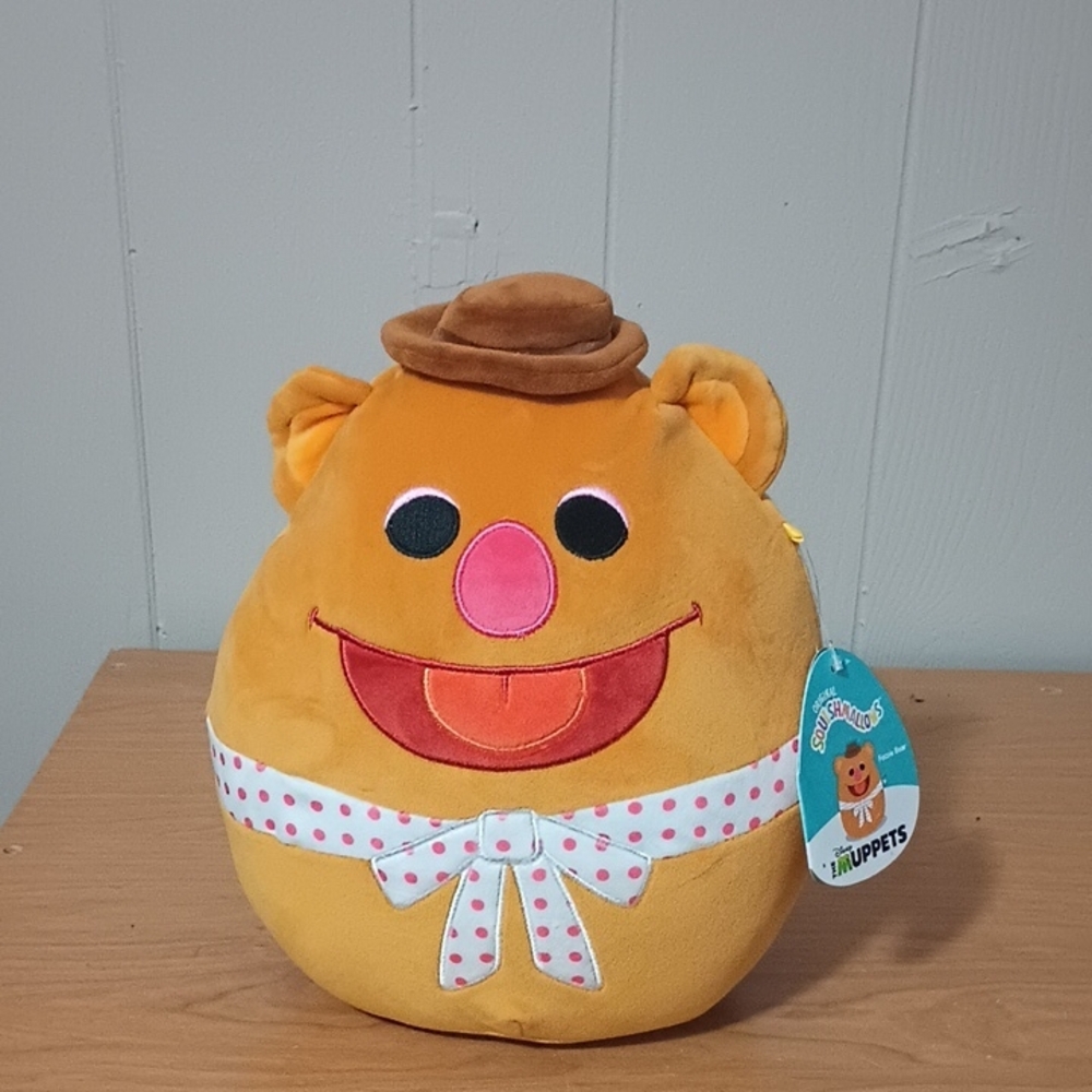 Disney Muppets Fozzie Squishmallow 12 Inches NWT